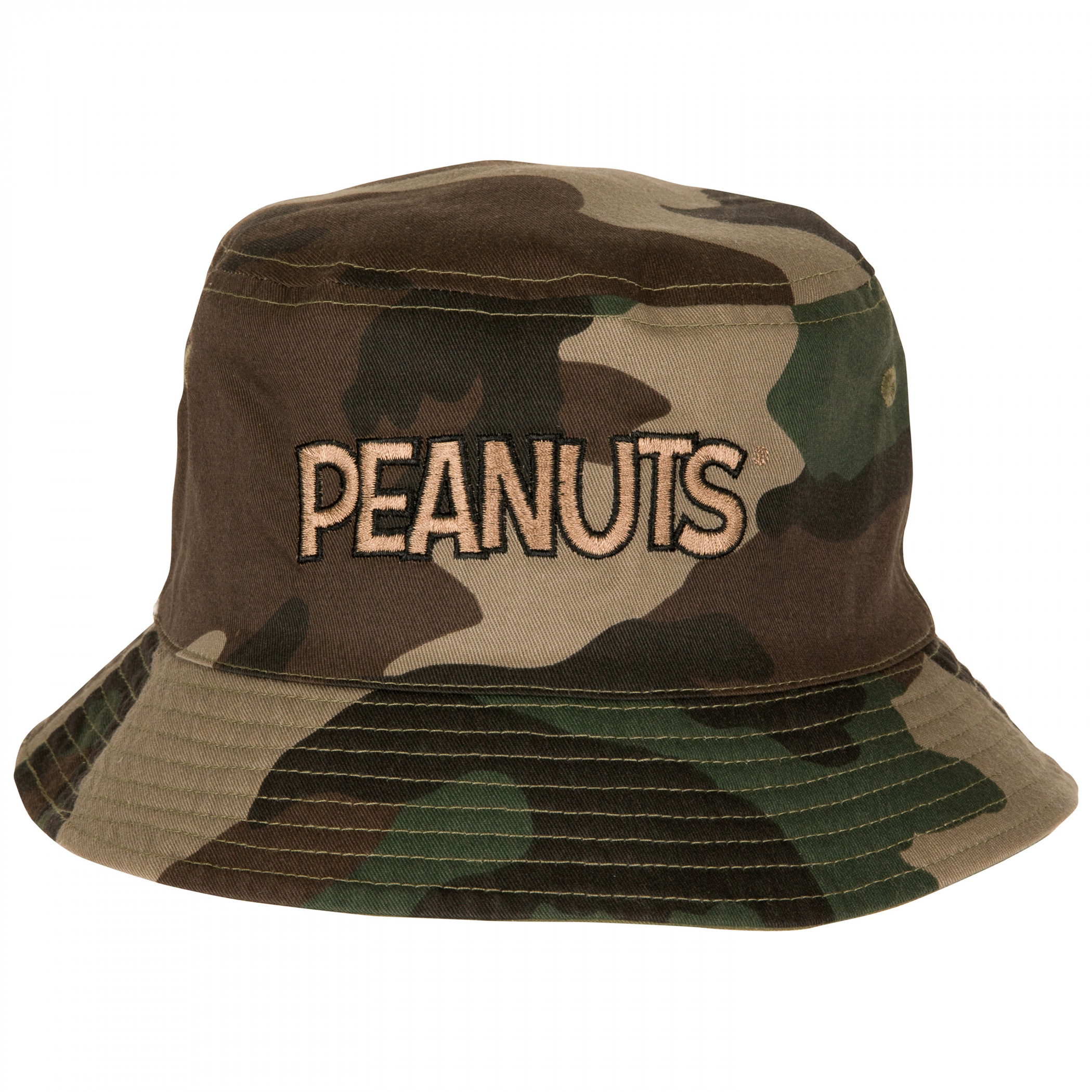 Peanuts Snoopy Troops Reversible Camo Bucket Hat